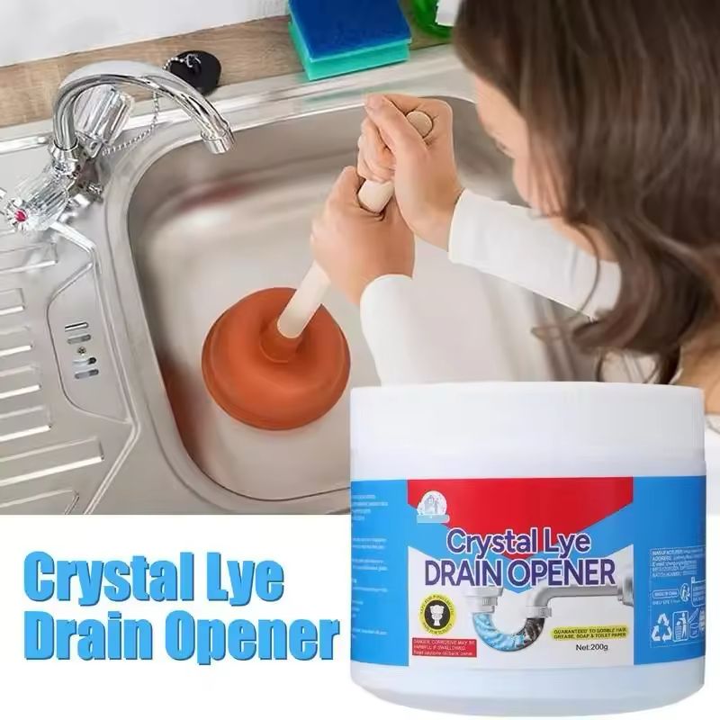 CRYSTAL LYE DRAIN OPENER - Agente Desatascador de Tuberias