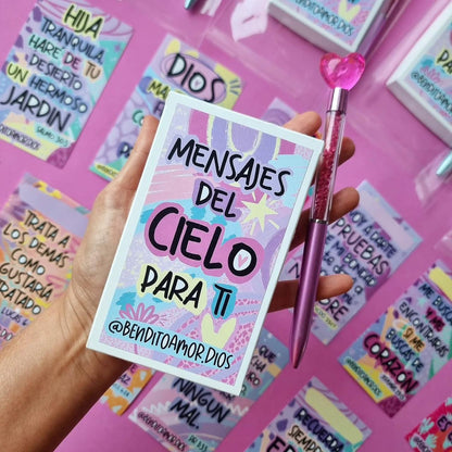 💌 SUSURROS DE DIOS – Cartas que Te Abrazan Desde el Cielo (3 packs s/. 59 )